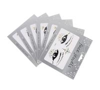 Hemobllo 6pcs Gold Foil Face Stickers Temporary Tattoos Cosmetic Party Decals Eye Makeup Stickers for Halloween Masquerade Festival Supplies Assorted style