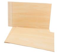 Hemobllo 6pcs Handmade Basswood Board Thickness for Crafts Wooden Boards for DIY Models Projects for Carving Drawing and Crafting Supplies