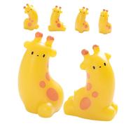 Hemobllo 6pcs Miniature Resin Giraffe Figurines Small Animal Ornaments Cute Tabletop Sculptures for Fairy Garden Micro-landscape Diy Decor Set