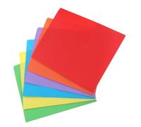 Hemobllo 6pcs Plastic Pocket Folders with Dual Page Clamps Binder Folders with Two Pockets for School and Office Filing for Document Organization