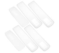 Hemobllo 6pcs Remote Control Cover Silicone Sleeve with Comfortable Grip and Slip Resistance, Protective Case for Television and Air Conditioner Remote Controllers
