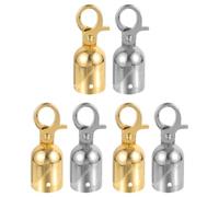 Hemobllo 6pcs Stainless Steel Rope End Hooks with Cord End Snap Hook for Crowd Control Safety Barriers, Stable and Firm Design, Enhancing Aesthetics for Events and Hotels