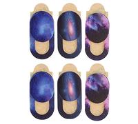 Hemobllo 6pcs Ultra-thin Webcam Privacy Covers Material Easy Open Close against Hacking Peeping Compatible Laptops Computers Smartphones