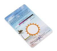 Hemobllo 6pcs UV Testing Cards for Pets with UV Monitoring and Easy Operation Pvc Material for Traveling and Reptile Owners
