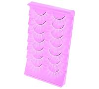 Hemobllo 7 Pairs White False Eyelashes 1.77x0.59x0.04in Portable Attractive Lightweight Natural Look Charming Eyelashes for Eye Makeup Women