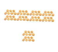 Hemobllo 70pcs Mini Cookies Models Tiny Danish Cookie Decor for Dollhouse Kitchen Scenes Diy Micro Landscape Food Props for Playing House Decor and Mini Things