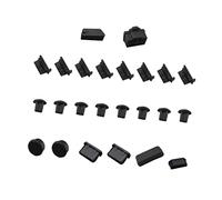 Hemobllo 72pcs Silicone Motherboard Plug Covers for Dust Protection Port Stoppers for Motherboard Cover Plug Socket Protectors for Interface