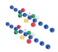 Hemobllo 75pcs Replacement Bingo Balls 1-75 Plastic -engraved Numbers Five | 8-inch Bingo Cage and Raffle Drum, for Community Centers, Charity Raffles, Event Volunteers
