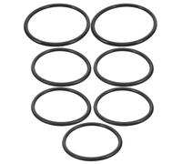 Hemobllo 7pcs Black Rubber Crystal Singing Bowl Rings for Fixing The Sound Bowl Wear-resistant Cushion Sturdy and Practical Musical Instrument Accessory