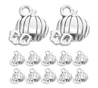 Hemobllo 80pcs Halloween Pumpkin Alloy Charms DIY Pendants for Jewelry Making, Pumpkin Bracelet Charms for Autumn Crafting and Halloween Decoration