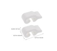 Hemobllo 80pcs White Plastic Cage Door Latches - Universal Cabinet and Wardrobe Connectors - Crate Latch Replacement for Pet Playpens, Bird and Small Animal Enclosures