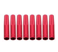 Hemobllo 8pcs Arrow Inserts for Arrow Shaft Aluminum Alloy Red Lightweight Stability Vivid Visibility Easy Replacement for Competition and Target Practice