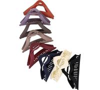 Hemobllo 8pcs Hair Claw Clips for Styling Sectioning, Small Plastic and Resin Hair Barrettes for Women, Fit Your Head Perfectly and Not Easy to Fall, for Costume Party Or DIY Your Own