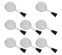 Hemobllo 8Pcs Lens Blower Brush Squeeze Pump Cleaner Electronics Optics 2 in 1 Brush and Air Blower Design Easy Storage Clean without Dead Ends Camera Cleaning Kit White 3.26X1.77X0.59In