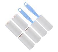 Hemobllo 8pcs Lint Roller Pet Hair Remover Reusable Sticky Broom for Clothes Furniture Portable Manual Lint Cleaner Strong Adhesion for Removing Cat and Dog Hair from Carpets