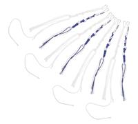 Hemobllo 8pcs Pre-Tied Tzitzit Tassels Strings Clips for Jewish Prayer Shawl Tallit Maintenance Traditional Hebrew Tassel Ornaments