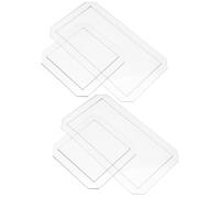 Hemobllo 8pcs Rectangle Sewing Template Quilting Stencil Acrylic Square and Rectangle Template for Fabric and Cotton, Easy Tracing, Beginners, Making Fabric Bags, Home Practice
