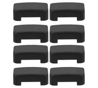 Hemobllo 8pcs Seat Rail End Cover Plug for Model Y, Abs Black Precision Fit