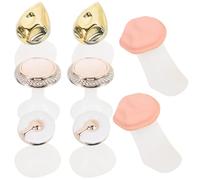 Hemobllo 8pcs Silicone Toe Separators Small Decorative Toe Dividers for Pedicure Nail Polish Foot Care Soft Gel Spreaders for Women