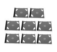 Hemobllo 8pcs Transparent Cd DVD Storage Cases Compact Disc Holder Lightweight Organizer for Media and Easy Access for Use