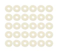 Hemobllo 90 Pieces White Piano Felt Washers 12x4x1mm Piano Keyboard Cushion Pads for Key Leveling and Regulating