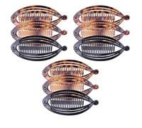 Hemobllo 9pcs Banana Hair Clip Ponytail Holder Clamp Plastic Delicate Attractive Easy to Wear Hair Accessory for Women Can Be Carried in Pocket