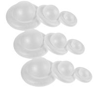 Hemobllo 9pcs Solar System Foam Balls Craft Kit - Polystyrene Spheres Set (7.6cm, 10.6cm, 14cm) for School Science Projects, DIY Planet Model, Classroom Educational Use