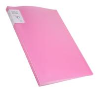 Hemobllo A3 Portfolio Folder for Artwork Storage, Pink Painting Organizer Book with 30 Sleeves, Artist Portfolio Binder Suitable for Art Supplies and Display