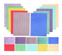 Hemobllo A4 Glitter Foam Sheets for Crafts, Non-Adhesive Shimmer Foam Paper, 20 Sheets Multipack for DIY Origami, Kindergarten Art Projects and Party Decorations