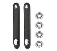 Hemobllo Accordion Bellows Straps Replacement with Buckle 2pcs Black Pu Leather Easy to Use, Versatile Size for Accordion Bellows Accessories
