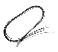 Hemobllo Acoustic Classical Guitar Binding Purfling Strips 20Pcs Plastic Edging Strips 1650X6X1.5Mm Black for Guitar Repair