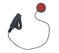 Hemobllo Acoustic Guitar Pickup Clip Mini Piezo Pickup Microphone for Ukulele Violin Banjo with Portable Eq Sound Amplification Accessories in Black