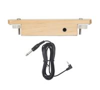Hemobllo Acoustic Guitar Soundhole Pickup Wooden Passive Pickup with One-button Volume and Tone Control for Folk and Classical Guitars, No Drilling Needed, Suitable for Travel