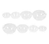 Hemobllo Acrylic Essential Oil Bowls 8pcs Set Facial Massage Bowls for Beauty Salon Spa Mixing and Heating