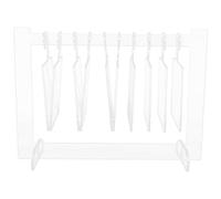 Hemobllo Acrylic Nail Art Display Board Large False Nail Tips Holder Reusable Manicure Sample Stand for Salon and Home Practice