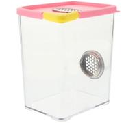 Hemobllo Acrylic Reptile Enclosure Breeding Box 10.5x8x13cm High Transparency Terrarium for Frogs Jumping Spiders Mantis Habitat Small Terrarium for Insect and Hermit Crab Care