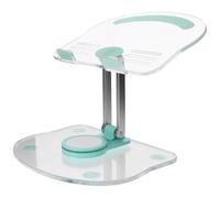 Hemobllo Adjustable Acrylic Tablet Holder Stand Rotatable Design Foldable Lightweight Desktop Tablet Holder Home and Office Use