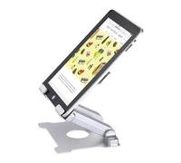 Hemobllo Adjustable Aluminium Alloy Phone and Tablet Stand with Telescopic Design and Sturdy Base, Desktop Holder Suitable for Office Desk and Living Room Use