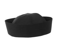 Hemobllo Adjustable Captain Hat for Women Classic Costume Party and Cosplay Accessory Comfortable Fabric with Rolled Brim for All Day Wear Elegant Design for Halloween and Performance