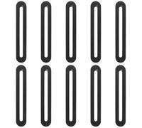 Hemobllo Adjustable Flat Mending Plates with Slotted Holes 10 Pack Metal Brackets for Wood Furniture Repair Reinforcement 3.54 X 0.75 X 0.12 Inch