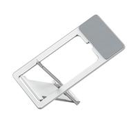 Hemobllo Adjustable Foldable Phone Holder Stand and Aluminium Alloy Material with Anti-skid Bottom Portable Desktop Bracket for Smartphone and Tablet Suitable for Desk and School Use