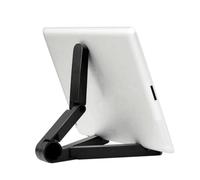 Hemobllo Adjustable Folding Triangular Phone Stand Holder for Tablet and Mobile Devices, Portable Abs Material, Suitable for Kitchen Counter and Nightstand Use