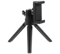 Hemobllo Adjustable Height Mobile Phone Tripod Stand with Strong and Stable Support, Portable Abs and Metal Mini Tripod Holder for Tablet and Camera, for Office and Dorm Use