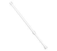 Hemobllo Adjustable No-drill Tension Curtain Rod 60-110cm, Heavy Duty Extendable Closet and Bathroom Clothes Drying Rod, Flexible Spring-loaded Window and Shower Pole for Home Organization