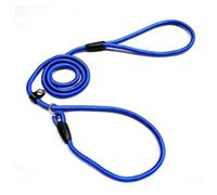 Hemobllo Adjustable Nylon Lead Rope for Pet Dogs with Sturdy Cotton Rope, Easy to Use Training Lead Leash for Walking and Training, Blue 140cm Length