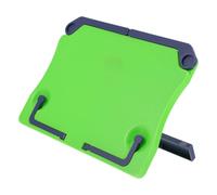 Hemobllo Adjustable Portable Sheet Music Stand, Abs Folding Desktop Holder with Nonslip Base and Scratch-resistant Design for Musicians, Students and Performance Use