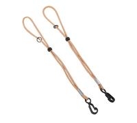 Hemobllo Adjustable Ski Gloves Safety Strap 1 Pair Unisex Polyester Wrist Leash for Winter Skiing and Snowboarding Anti-lost Mitten Holder Rope in Khaki