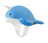 Hemobllo Adorable Whale Costume Hat for Adults and Lightweight Cartoon Headgear with Ears Portable Photography and Performance Prop for Halloween Festival Mardi Gras Party