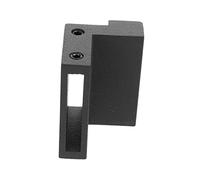 Hemobllo Alloy Barn Door Stopper Flat Track Barn Stopper Zinc Alloy and Rubber Construction Beautiful and Simple Style Noise Reducing Cushioning Door Hardware for Home and Apartment Use