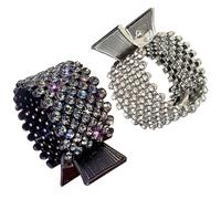 Hemobllo Alloy Claw Clips with Shiny Rhinestone Design for Women Ponytail Hair Clips 2pcs and Create Beautiful Hairstyles to Keep Ponytail Neat Suitable for Work and Appointments